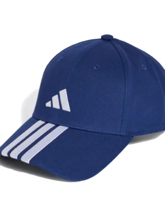 ADIDAS New Logo 3 Stripes B-Ball Cap Blue 04
