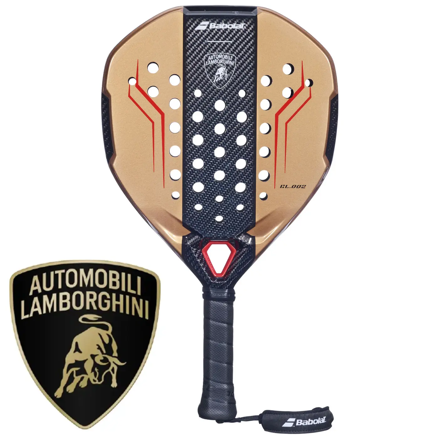BABOLAT X Lamborghini BL002 Padel Racket Bronze 08