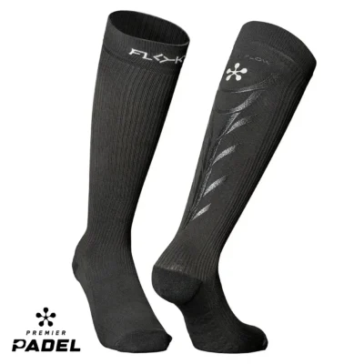 FLOKY Flow Premier Padel Socks Black 001