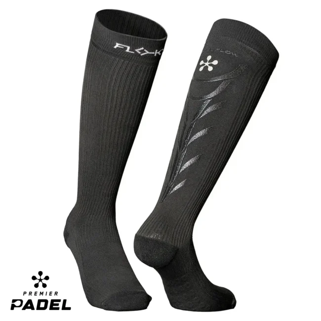 FLOKY Flow Premier Padel Socks Black 001