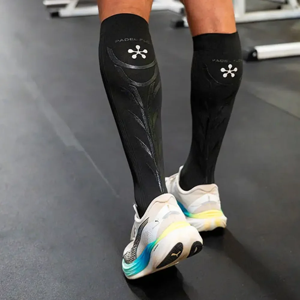 FLOKY Flow Premier Padel Socks Black 06