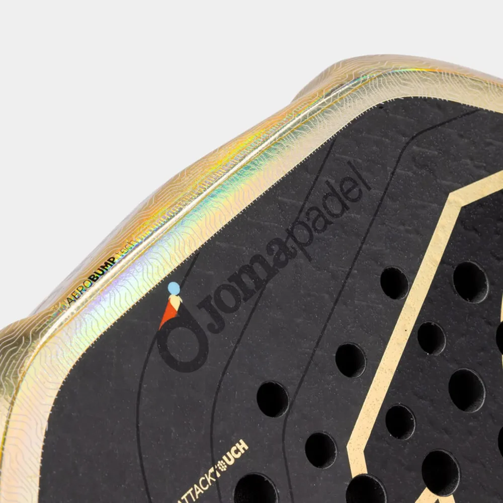 JOMA Hyper Pro Hrd Padel Racket 2026 Black Beige 08