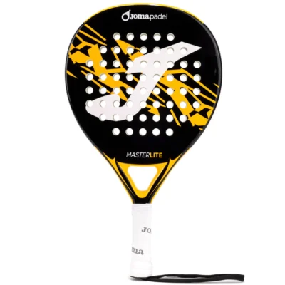 JOMA Master Padel Racket 2026 Black Orange 01