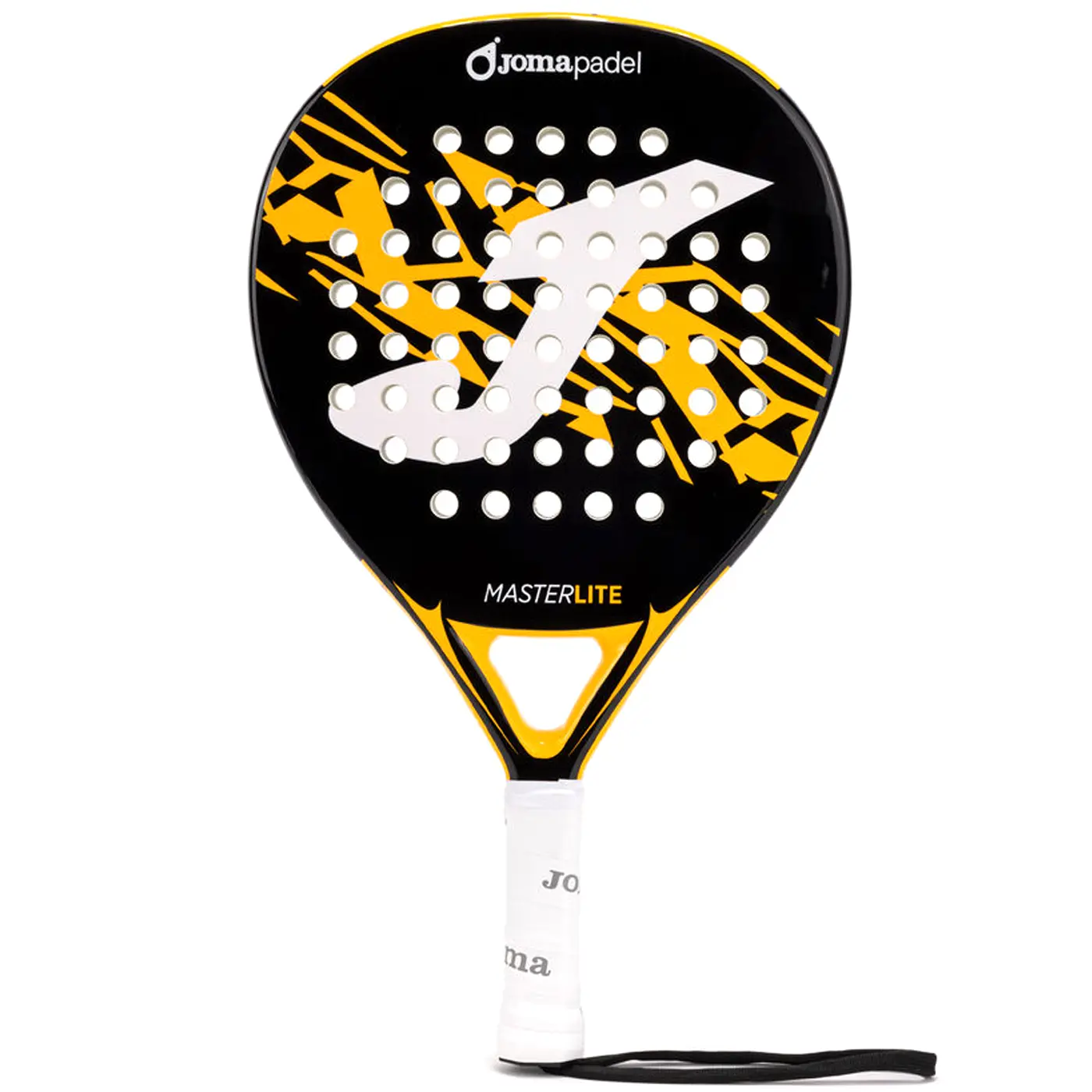 JOMA Master Padel Racket 2026 Black Orange 01