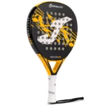 JOMA Master Padel Racket 2026 Black Orange 02