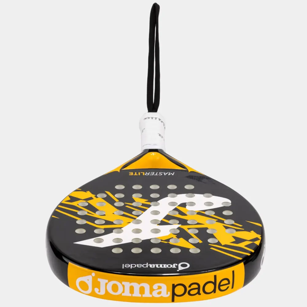 JOMA Master Padel Racket 2026 Black Orange 07