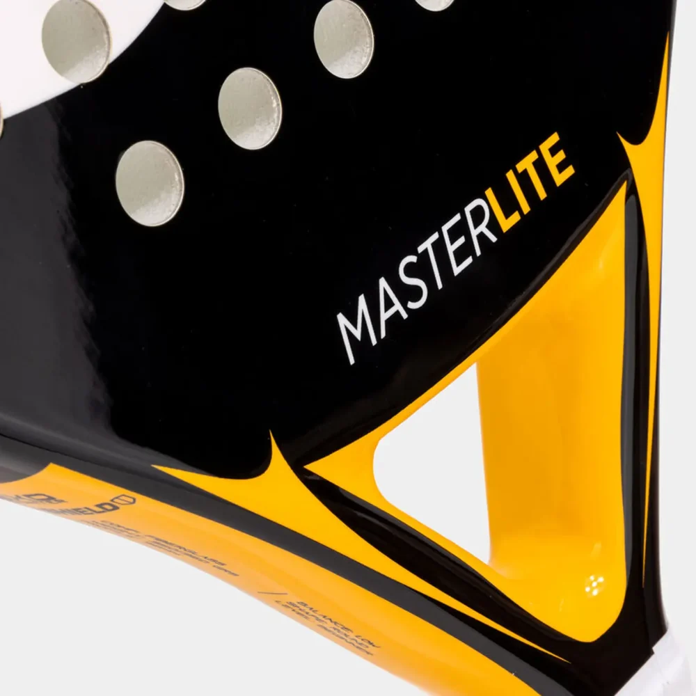 JOMA Master Padel Racket 2026 Black Orange 08