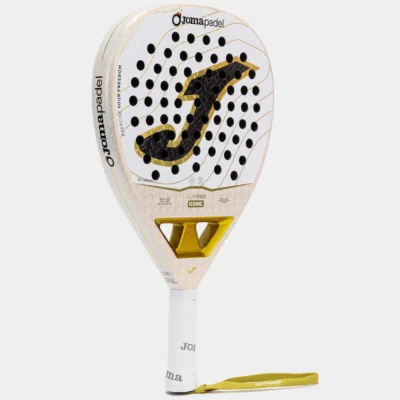 JOMA Slam Pro Iconic Padel Racket 2026 White Gold 02