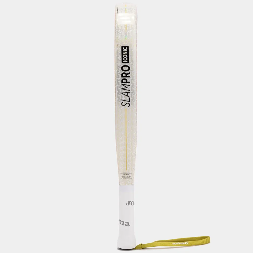 JOMA Slam Pro Iconic Padel Racket 2026 White Gold 03