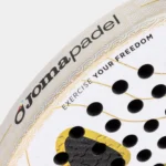 JOMA Slam Pro Iconic Padel Racket 2026 White Gold 08