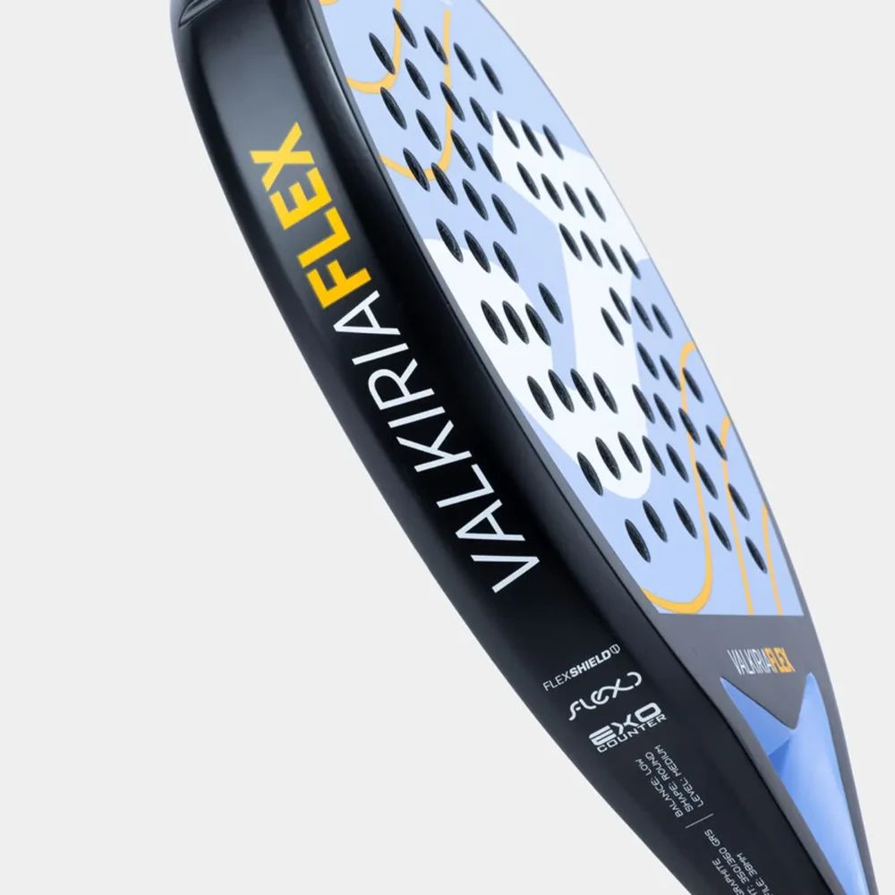 JOMA Valkiria Flex 2026 Padel Racket Blue White 07