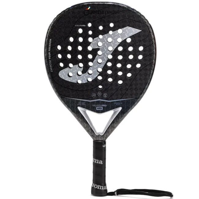 JOMA Valkiria Pro Hrd Padel Racket 2026 Black Grey 01