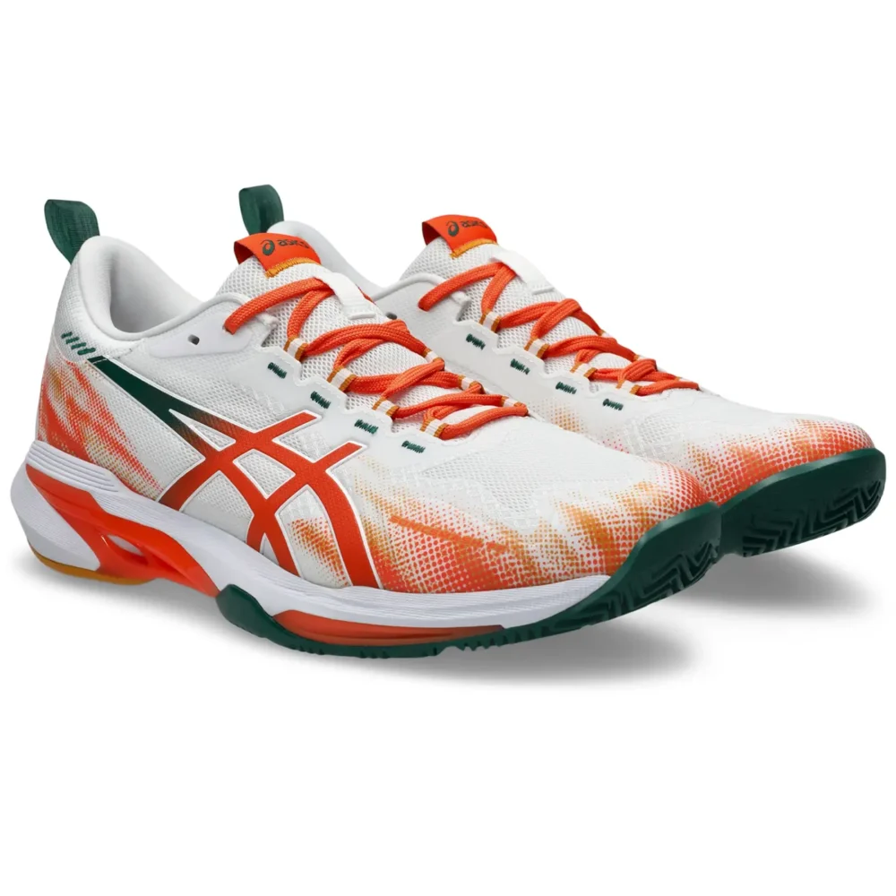 ASICS SonicsMash FF Men Padel Shoes 2026 White Orange 01