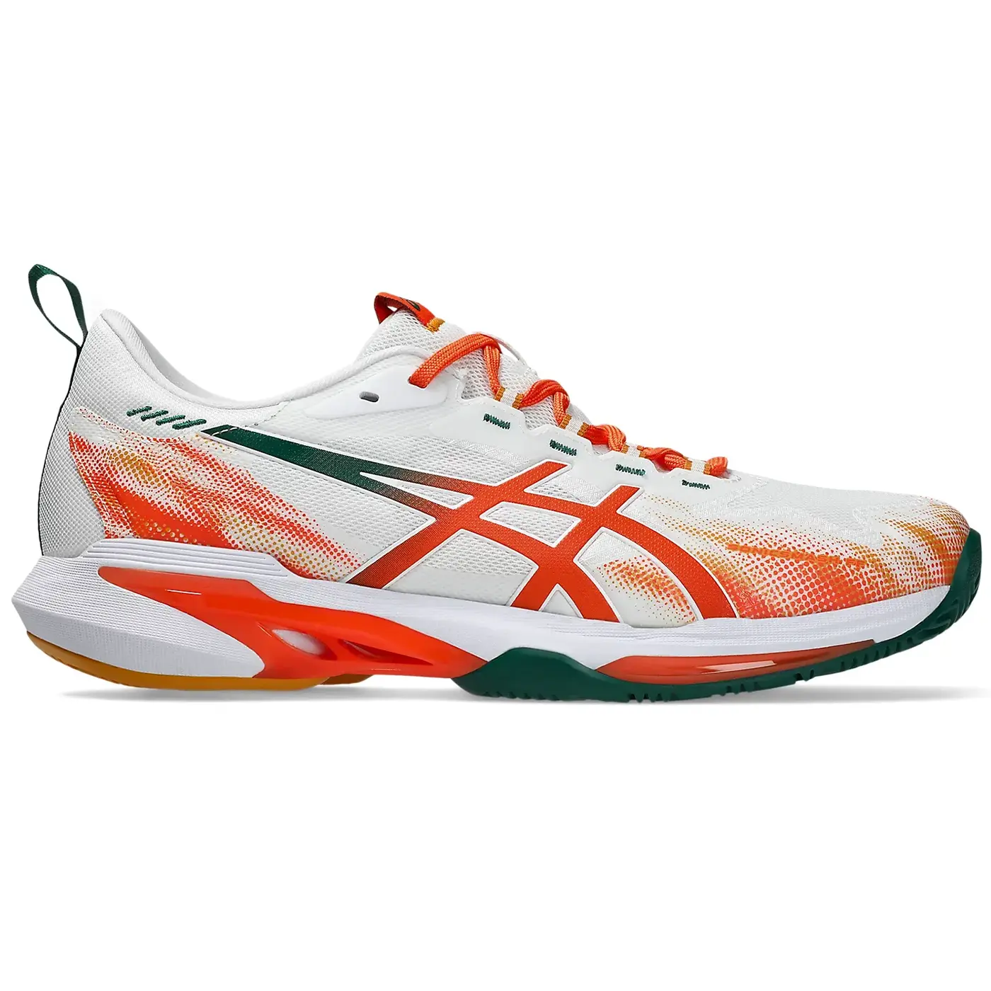 ASICS SonicsMash FF Men Padel Shoes 2026 White Orange 03 ASICS SonicsMash FF Men Padel Shoes 2026 White Orange 03