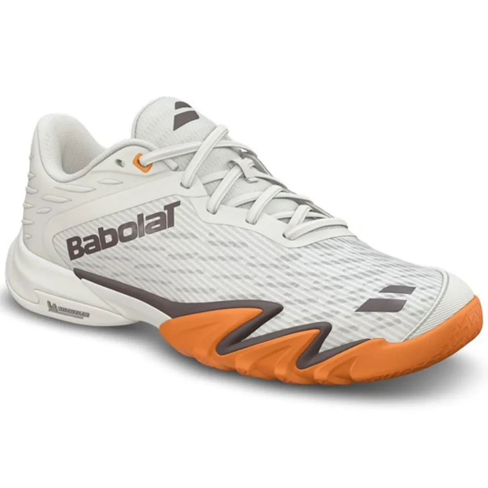 BABOLAT Premura 3 Juan Lebron Padel Shoes 2026 Cream Orange - Image 2