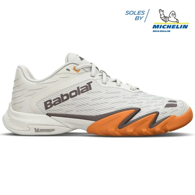 BABOLAT Premura 3 Juan Lebron Padel Shoes 2026 Cream Orange
