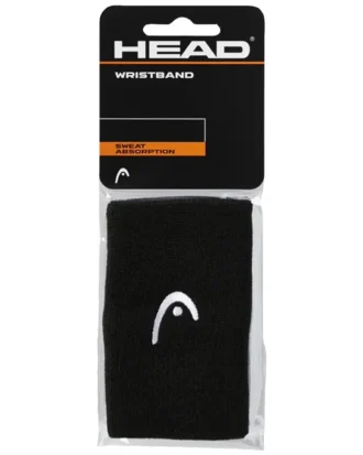 HEAD Padel Wristband 5 inch Black 01