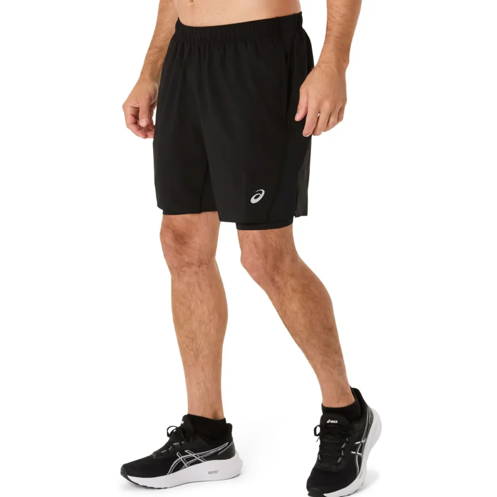 ASICS Core 2in1 7'' Men Padel Short Black - Image 3