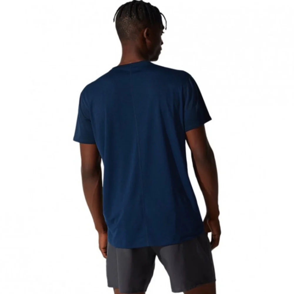 ASICS Core SS Men Padel T-Shirt Blue - Image 3