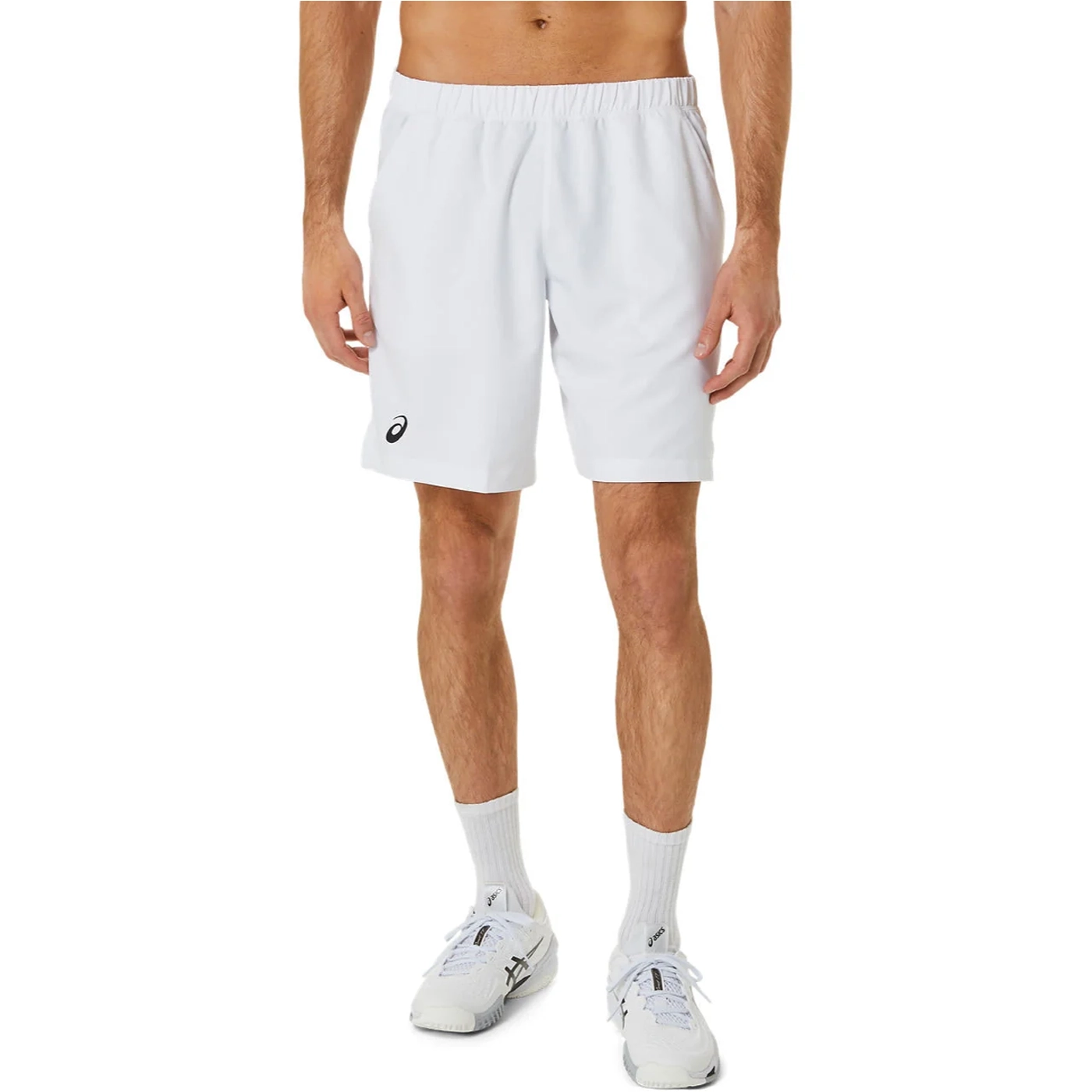 ASICS Court 9 Inch Men's Padel Short White ASICS Court 9 Inch Men's Padel Short White