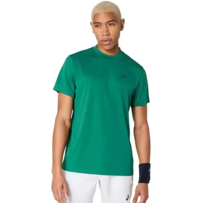 ASICS Court SS Padel Top Jasper Green 01