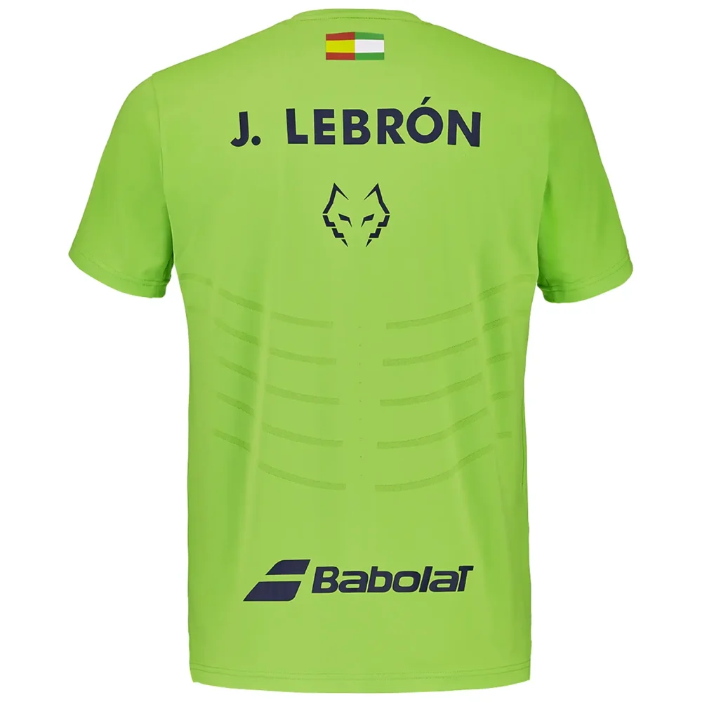 BABOLAT Réplica Juan Lebrón Padel Shirt 2026 Green 03