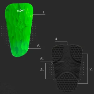 FLOKY Tackle Biomechanical Shin Guards 07