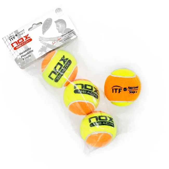 NOX Pro Titanium Beach Tennis Balls Bag