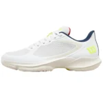 WILSON Hurakn Lite Women Padel Shoes 2026 White Yellow 01