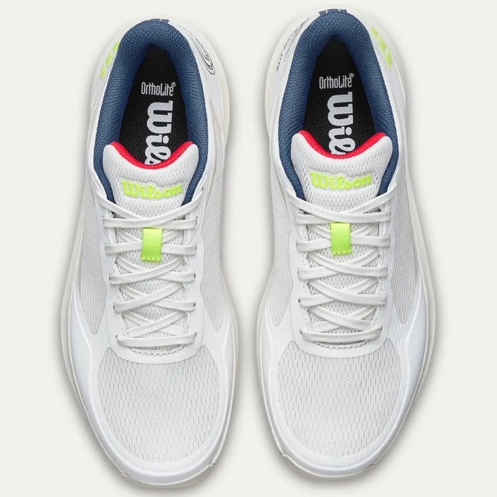 WILSON Hurakn Lite Women Padel Shoes 2026 White Yellow 04