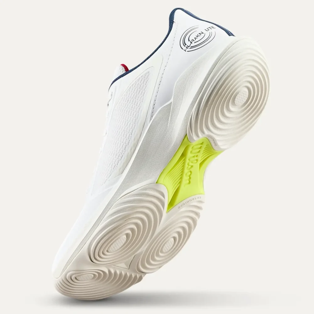 WILSON Hurakn Lite Women Padel Shoes 2026 White Yellow 05