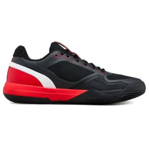 WILSON Rush Pro 5 Men’s Padel Shoes 2026 Black Red 02