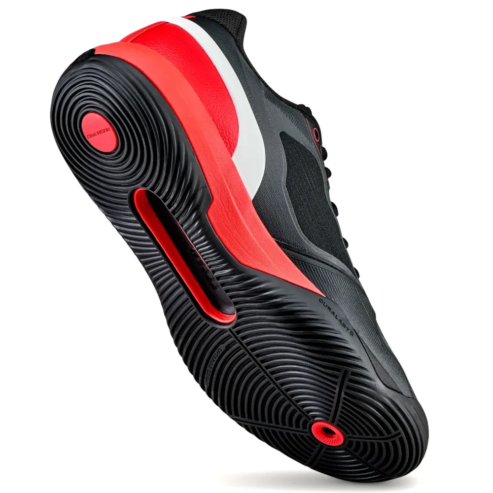 WILSON Rush Pro 5 Men’s Padel Shoes 2026 Black Red 05
