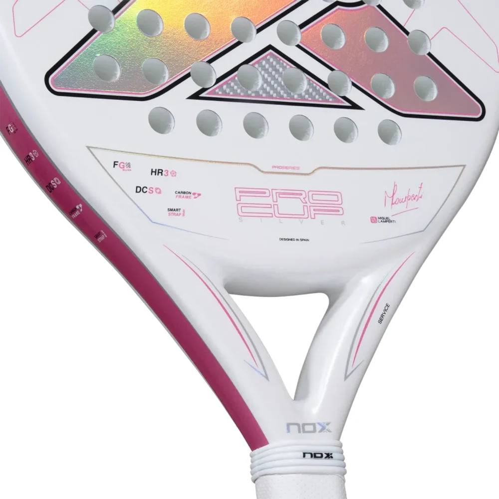 NOX ML10 Pro Cup Silver Miguel Lamperti 2027 Padel Racket 06