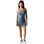 DROP SHOT Monarca Women Padel Skirt Grey - Image 2