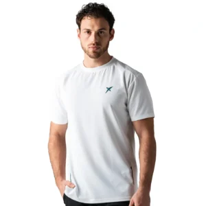 DROP SHOT Sanz Performance Padel Shirt White
