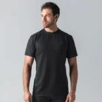 DROP SHOT Sanz Performance Padel Shirt Black - Image 2