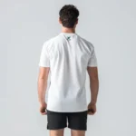 DROP SHOT Sanz Performance Padel Shirt White - Image 3