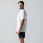 DROP SHOT Sanz Performance Padel Shirt White - Image 2