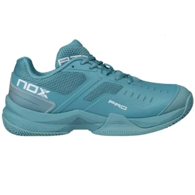 NOX AT10 Pro Unisex Padel Shoes Turquoise White 01