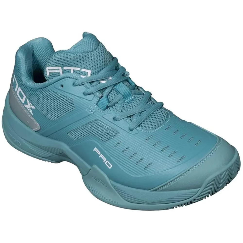 NOX AT10 Pro Unisex Padel Shoes Turquoise White 02