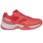 NOX AT10 Pro Women Padel Shoes Coral White 01