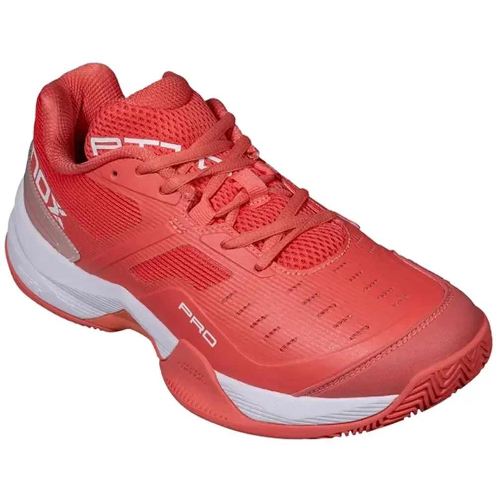 NOX AT10 Pro Women Padel Shoes Coral White 03