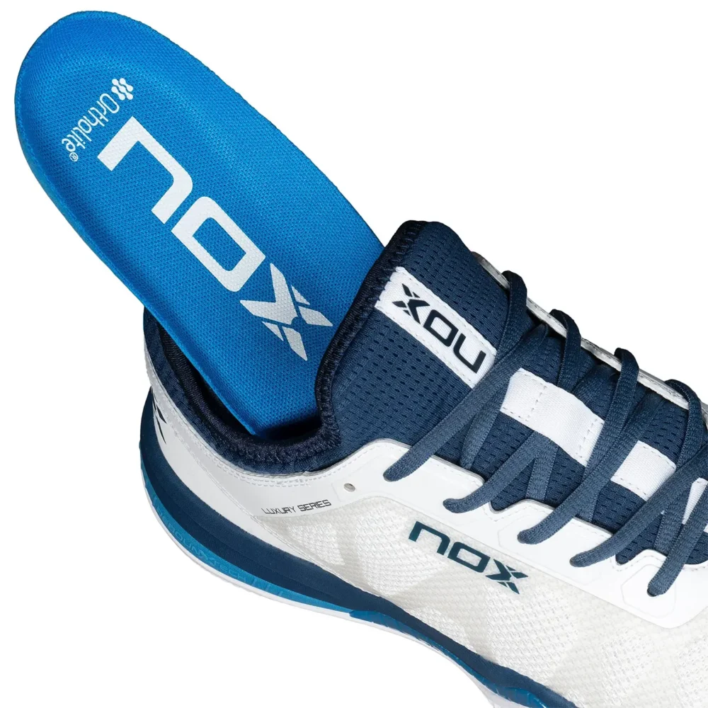 NOX Nerbo Padel Shoes Unisex White Dusk Blue 08