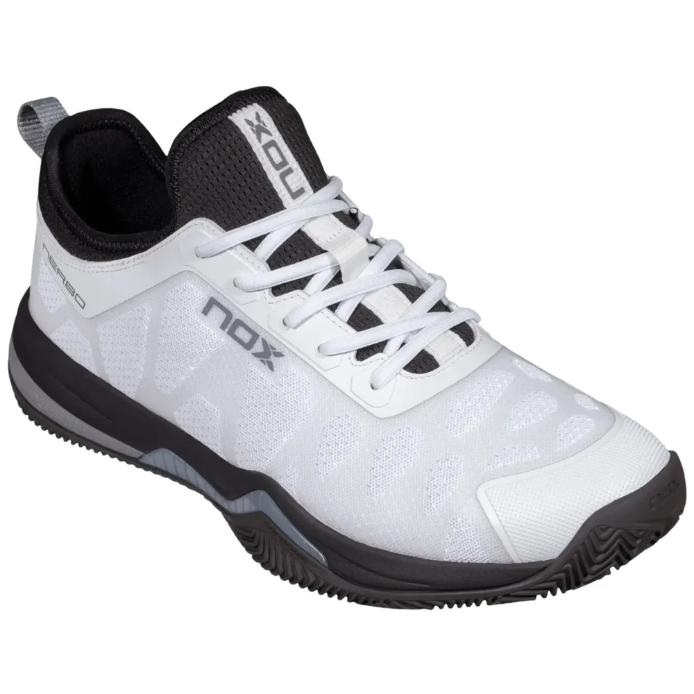 NOX Nerbo Padel Shoes Unisex White Raven 01