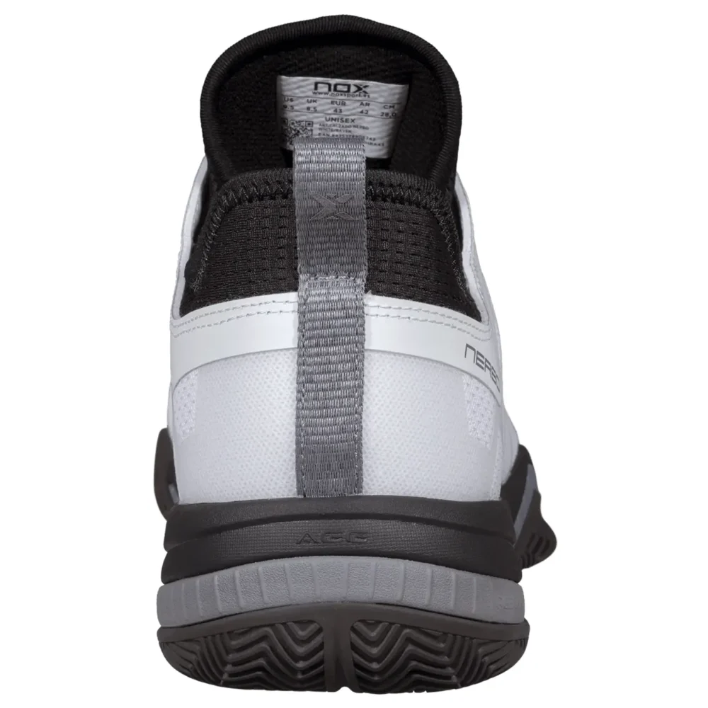 NOX Nerbo Padel Shoes Unisex White Raven 04