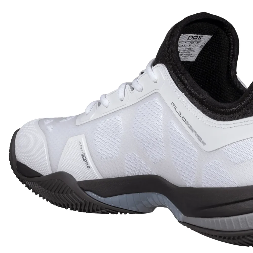 NOX Nerbo Padel Shoes Unisex White Raven 08