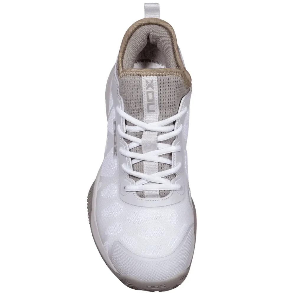 NOX Nerbo Padel Shoes Unisex White Vetiver 03