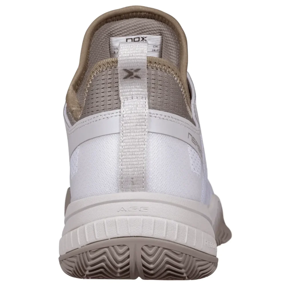 NOX Nerbo Padel Shoes Unisex White Vetiver 04