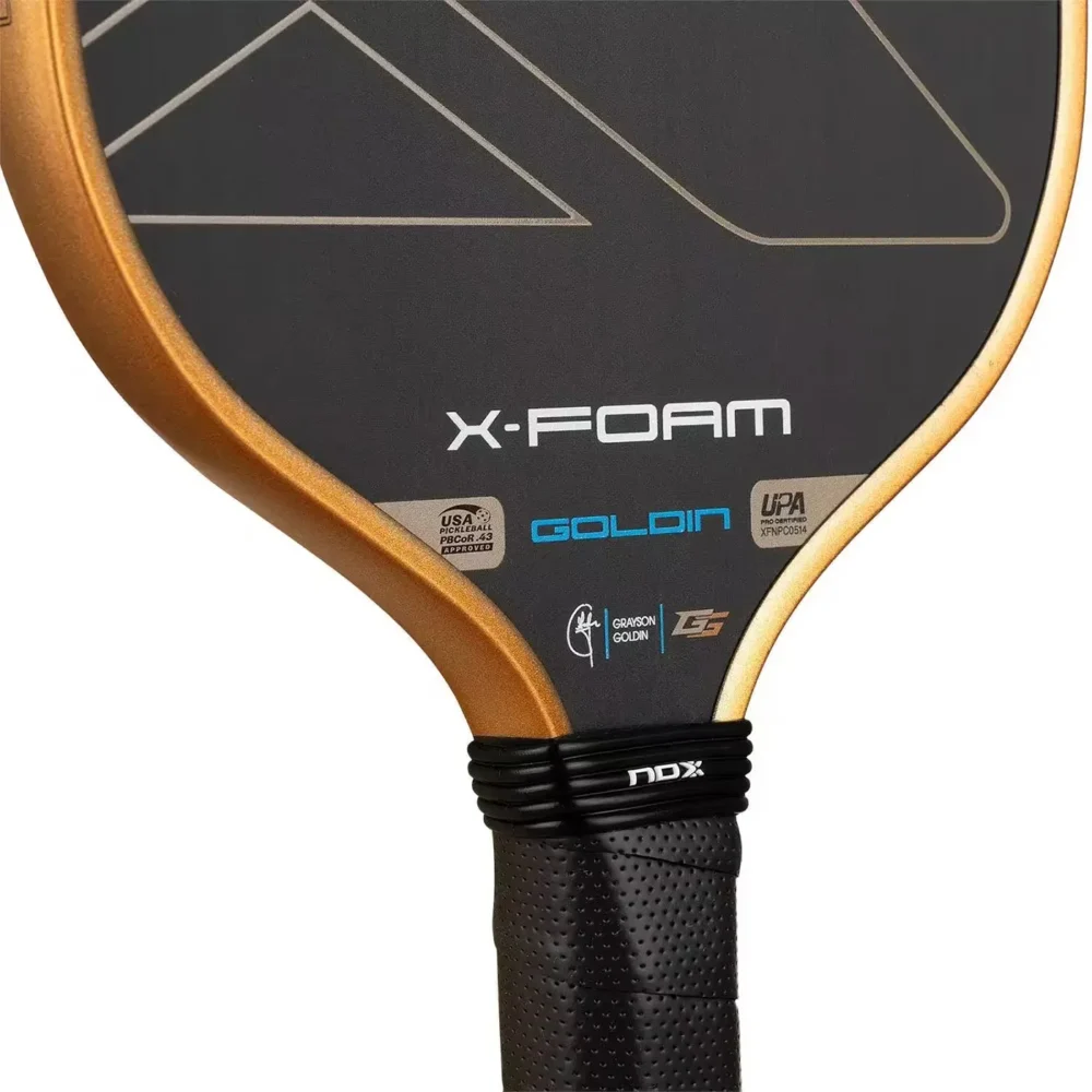 NOX X-Foam Goldin 14 mm Pickleball Racket 02